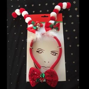 Holiday Headband and Bow Tie